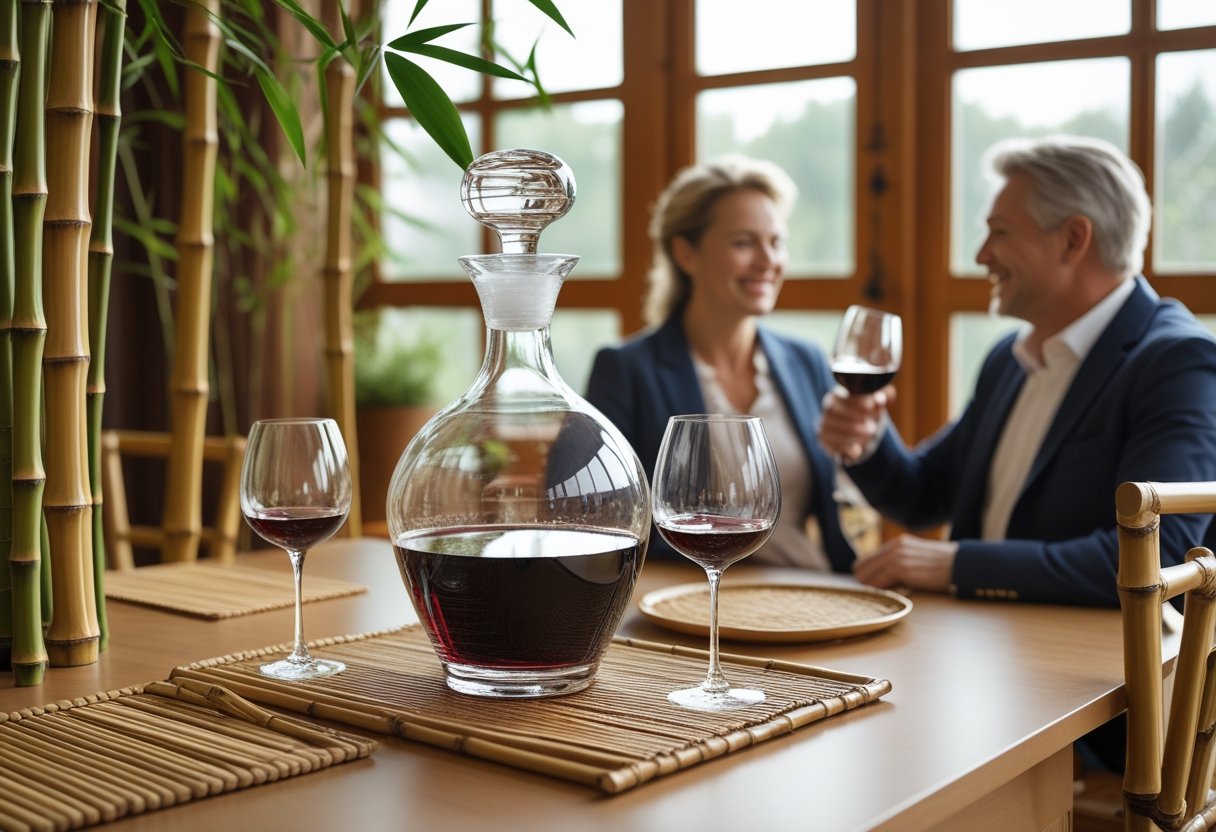 Sådan skaber du en hyggelig atmosfære med bambus og vinkaraffel til hjemmet